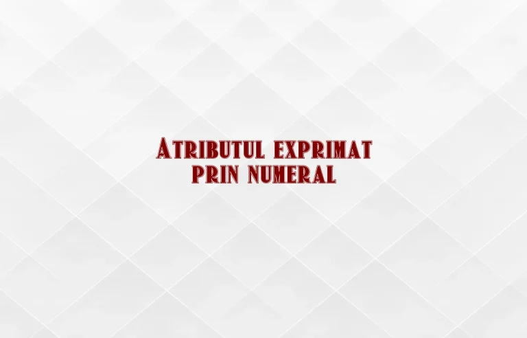 atribut numeral