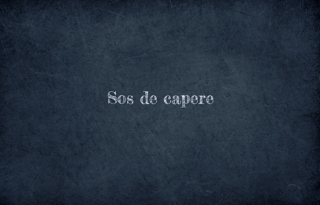 sos de capere