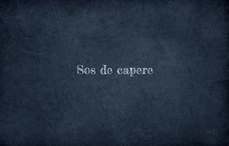 sos de capere